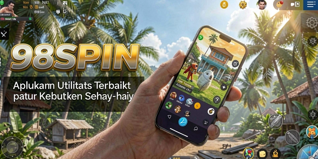Tampilan antarmuka pengguna 98SPIN yang sederhana dan fungsional.