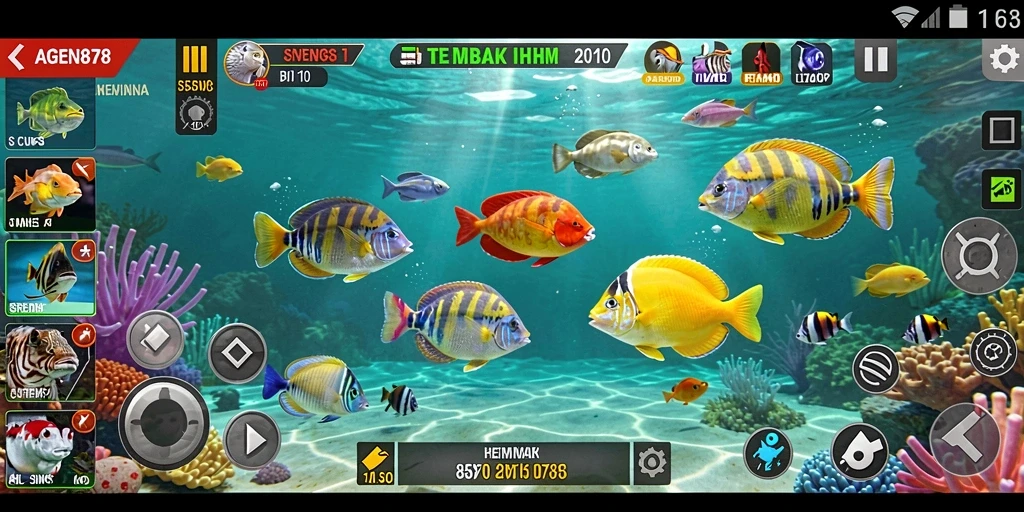 Gameplay Tembak Ikan yang seru dan menantang di AGEN878.