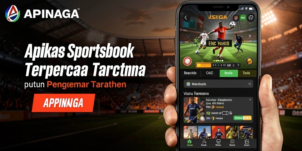 Tampilan menarik dan interaktif dari gameplay APINAGA untuk taruhan olahraga.