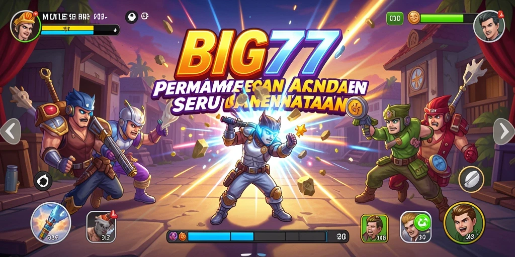 Tangkapan layar gameplay BIG77 menampilkan aksi seru dari permainan Arcade.