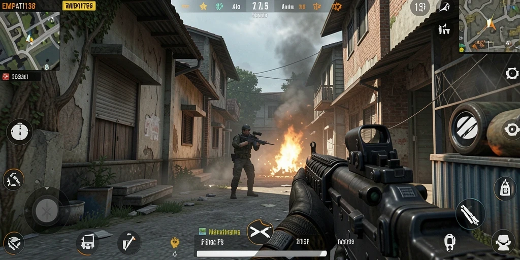 Gameplay intens dan menegangkan dalam EMPATI138 dengan aksi warna-warni.