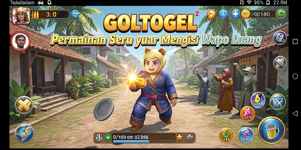 Screenshot GOLTOGEL menampilkan keseruan gameplay Casual.