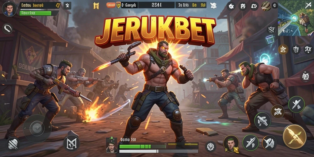 Tangkapan layar utama gameplay seru di JERUKBET.