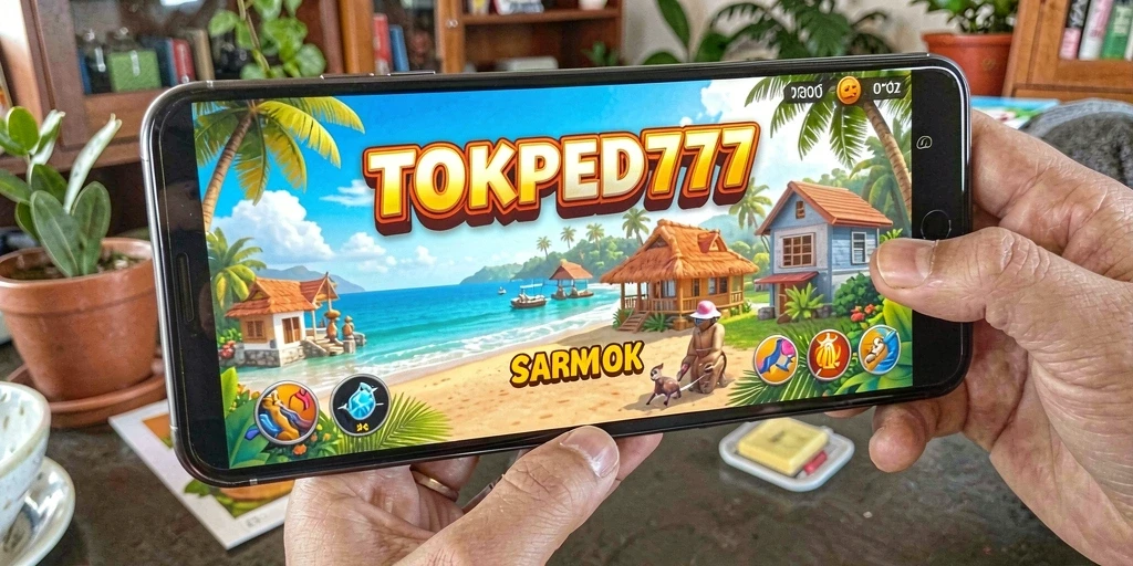 Screenshot TOKPED777 menunjukkan gameplay seru dengan grafis yang cerah.