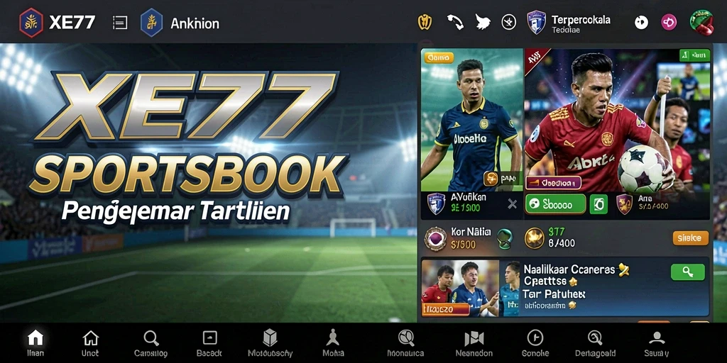 Tampilan gameplay XE77 yang memukau dalam taruhan olahraga.